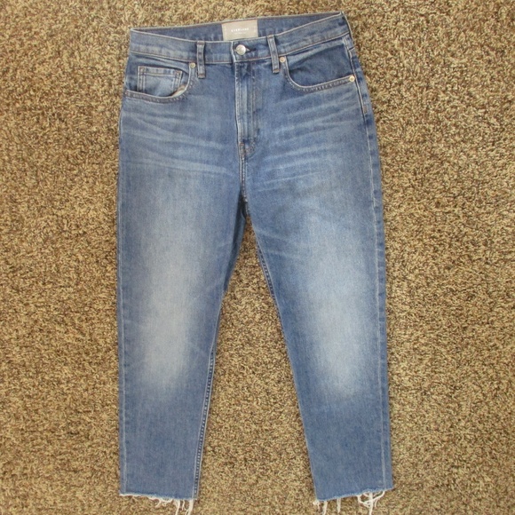 Everlane Jeans‎ Women's 28 Medium Wash The Cheeky High Rise Stretch Denim - Picture 1 of 10